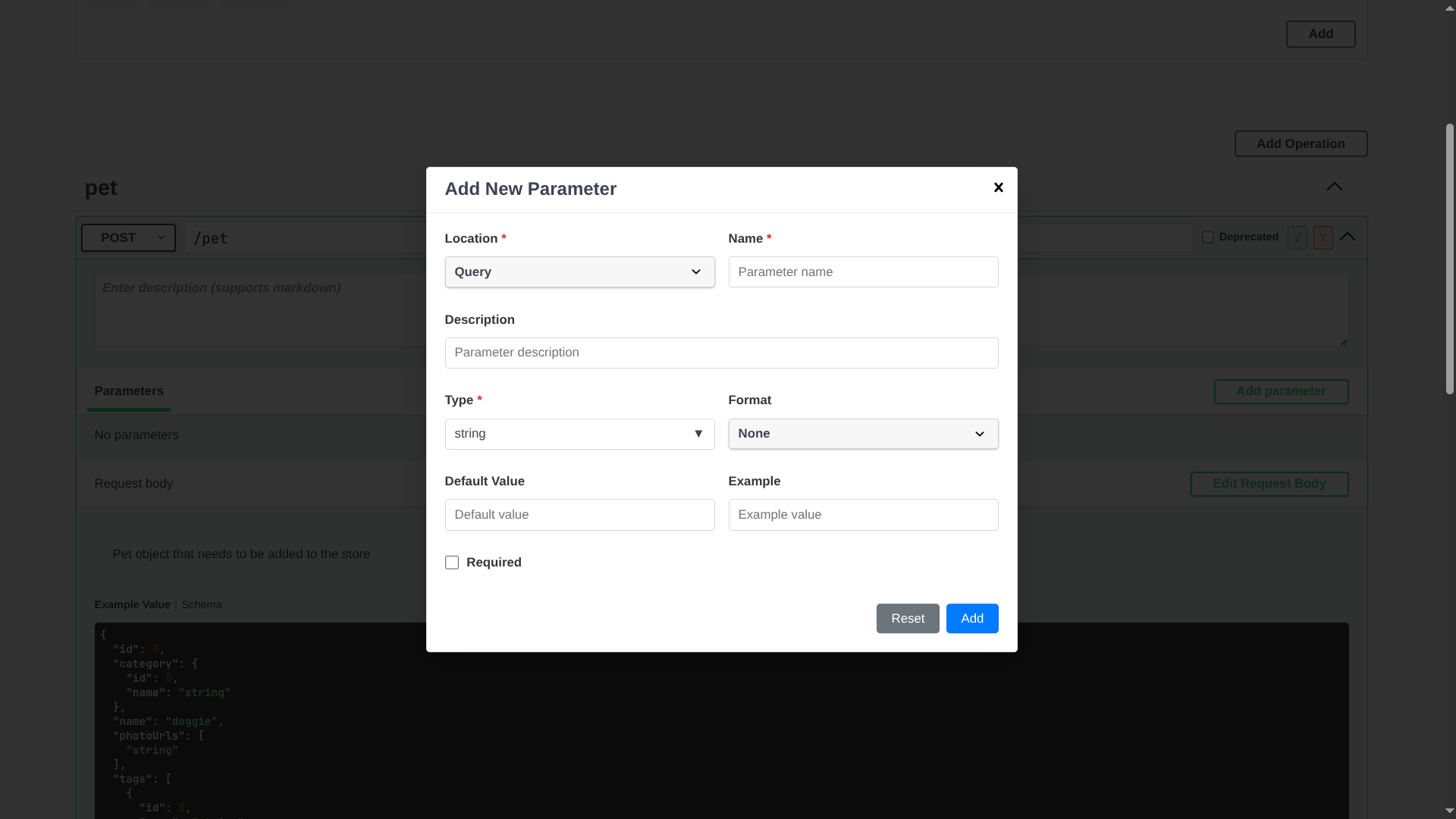 Add a parameter